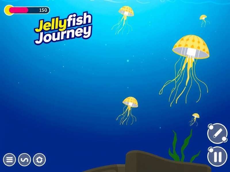 Jellyfish Journey Gameplay Screenshot
